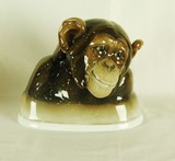 Арт-студия "Кентавр" - Фарфоровая статуэтка "Обезьяна шимпанзе" 1904 г №010011