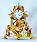 Антиквариат.ру - Старинные каминные часы с боем в колониальном стиле №010179
