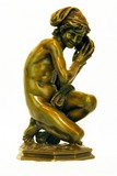 Арт-студия "Кентавр" - Скульптура бронзовая "Неаполитанский мальчик-рыбак с раковиной" 1857-1858 годы №010422