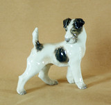 Арт-студия "Кентавр" -  Фарфоровая статуэтка собаки породы Фокстерьер №010537