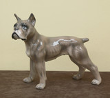 Арт-студия "Кентавр" - Фарфоровая статуэтка собаки породы Боксер. Конец 1920-х гг. №010961