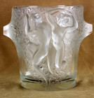 Арт-студия "Кентавр" - Стеклянная ваза с изображением обнаженной пары в танце. 1920-1930гг №011774