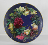 Арт-студия "Кентавр" - Большая тарелка с цветочным натюрмортом №012106