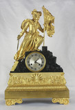 Арт-студия "Кентавр" - Старинные каминные часы с боем "Аллегория Свободы" №012153