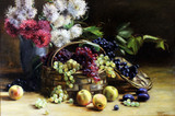 Арт-студия "Кентавр" - "Натюрморт с цветами и фруктами" №012529