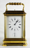 Арт-студия "Кентавр" - Старинные каретные часы с репетиром и будильником. 1880-1885гг №013381