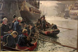 Арт-студия "Кентавр" - "Британский флот уводит датские суда из гавани 21 октября 1807 года" №014077