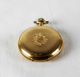 Арт-студия "Кентавр" - Антикварные золотые карманные часы с цепочкой  №014150