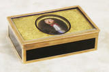 Арт-студия "Кентавр" - Старинная золотая шкатулка с портретом короля Людовика XIV №014761