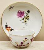 Арт-студия "Кентавр" - Старинная чайная пара с цветочной композицией  №014977