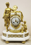 Арт-студия "Кентавр" - Каминные часы "Богиня Венера с портретом Людовика XVI" №015406