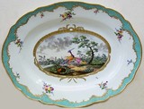 Арт-студия "Кентавр" - Старинная тарелка с изображением птиц №015515
