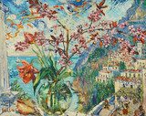 Арт-студия "Кентавр" - "Натюрморт с цветами. Капри" №015752