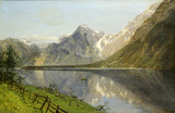 Арт-студия "Кентавр" - "Горное озеро в Альпах" №015753