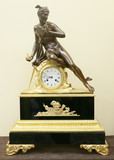 Арт-студия "Кентавр" - Старинные каминные часы "Сидящий Меркурий" №015807