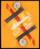 Арт-студия "Кентавр" - Композиция на оранжевом из цикла «Супрематизм» №016019