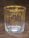Арт-студия "Кентавр" - Старинный гранёный стакан с золотым рисунком №016040