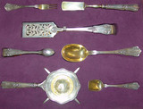 Антиквариат.ру - Чайно-десертный набор из серебра 7 предметов №002489