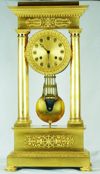 Арт-студия "Кентавр" - Часы каминные в стиле классицизм №010578