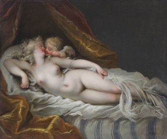 Арт-студия "Кентавр" - Хайнсиус Иоганн Эрнст (1731-1794) - "Венера и амур"   №010944