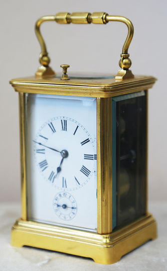 Арт-студия "Кентавр" - Старинные каретные часы с репетиром и будильником №011190