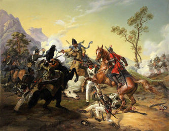 Арт-студия "Кентавр" - "Эпизод битвы русско-турецкой войны 11 июня 1829 года при Кулевичах"  №011462