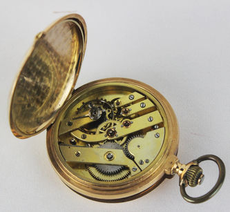 Арт-студия "Кентавр" - Старинные золотые карманные часы  №012590