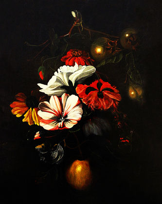 Арт-студия "Кентавр" - "Натюрморт с цветами и плодами" №012844