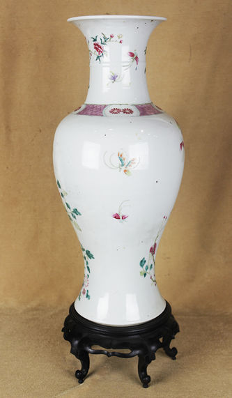 Арт-студия "Кентавр" - Старинная ваза на подставке с изображением птиц №012891