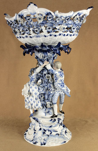 купить фарфоровую вазу мейсен, мейсенский фарфор купить