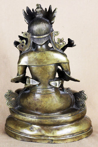 Арт-студия "Кентавр" - Скульптура бронзовая "Будда с Шакти в союзе Яб-Юм (Будда Ваджрасаттва в союзе с супругой)" №014136