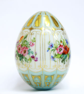 Арт-студия "Кентавр" - Пасхальное яйцо с цветочными букетами №014415