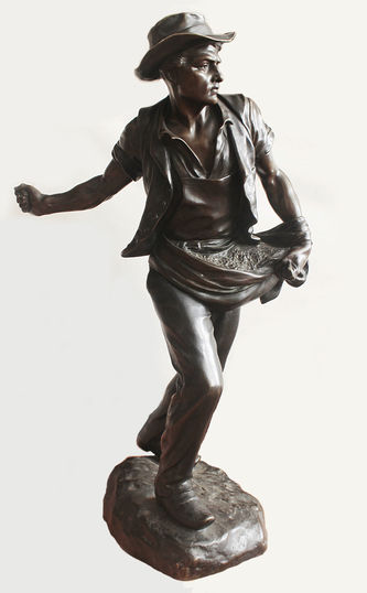 Арт-студия "Кентавр" - Бронзовая скульптура "Сеятель" №014455