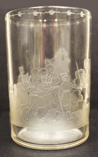 Арт-студия "Кентавр" - Стеклянный стакан ‘Бородинская битва’ №014950