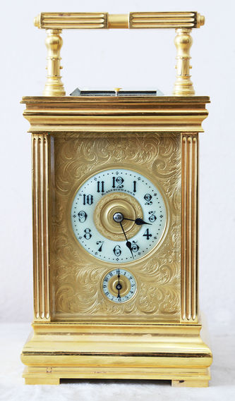 Арт-студия "Кентавр" - Старинные каретные часы с арабскими цифрами №015004