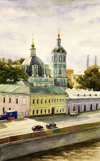 Арт-студия "Кентавр" - "Церковь Николая Мерликийского в Заяицком" №015076