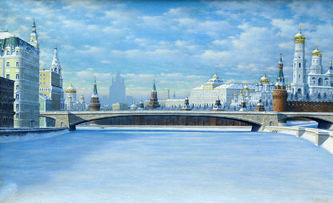 Арт-студия "Кентавр" - "Зима в Москве" №015085