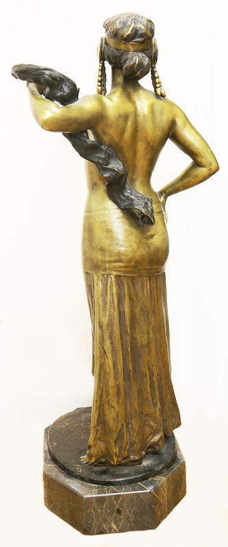 Арт-студия "Кентавр" - Бронзовая скульптура «Танцующая Саломея» в стиле Ар Деко №015315