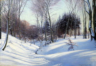 Арт-студия "Кентавр" - "Зимний лесной пейзаж" №015480