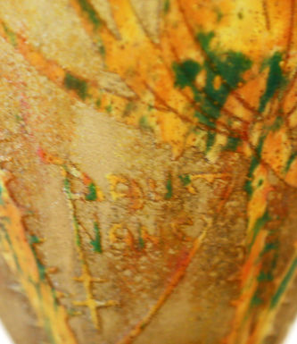 Арт-студия "Кентавр" - Ваза с изображением чертополоха №015508