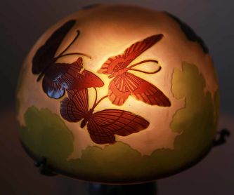 Арт-студия "Кентавр" - Лампа в стиле модерн с изображением бабочек №015516