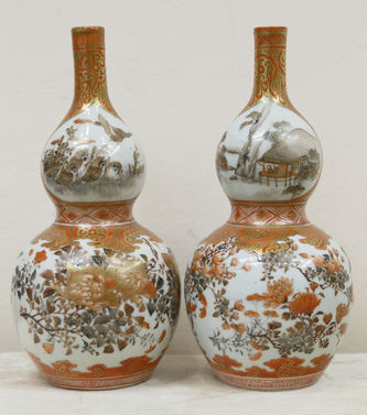 Арт-студия "Кентавр" - Парные вазы с изображением воробьёв и цветов №015566