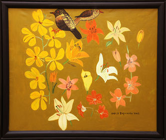 Арт-студия "Кентавр" - "Цветы и птицы" №015899