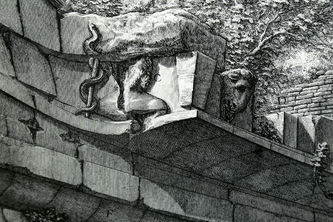 Антиквариат.ру - "Вид руин близ храма Эскулапа на острове Тиберина" №006914