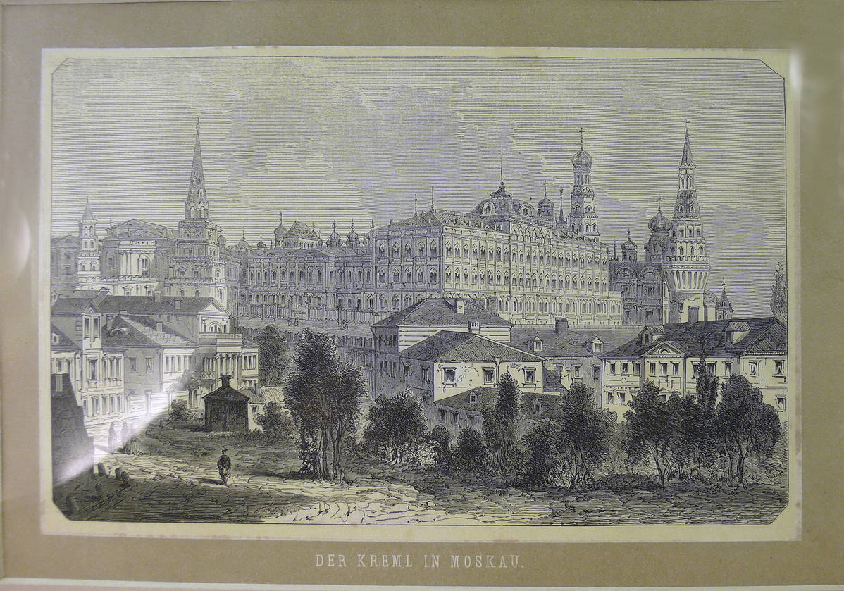 Большой Кремлевский дворец гравюра